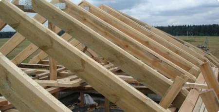 Монтаж стропильной системы